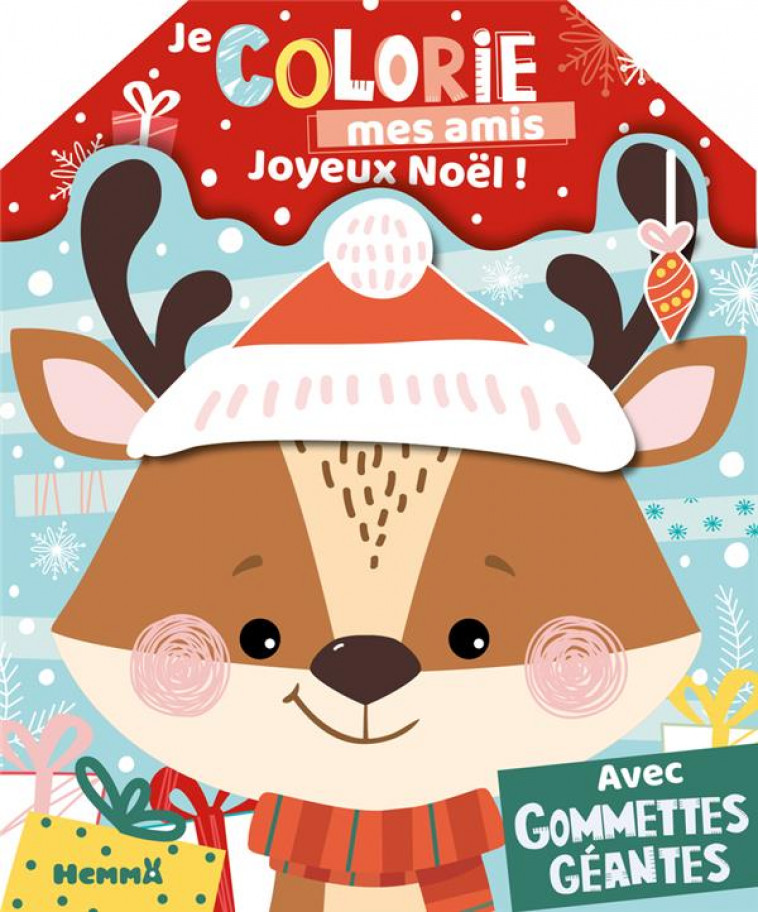 JE COLORIE MES AMIS - JOYEUX NOEL ! - COLLECTIF - HEMMA