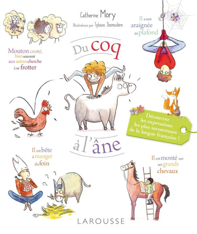 DU COQ A L-ANE - LES EXPRESSIONS LES PLUS SAVOUREUSES DE LA LANGUE FRANCAISE - MORY CATHERINE - LAROUSSE