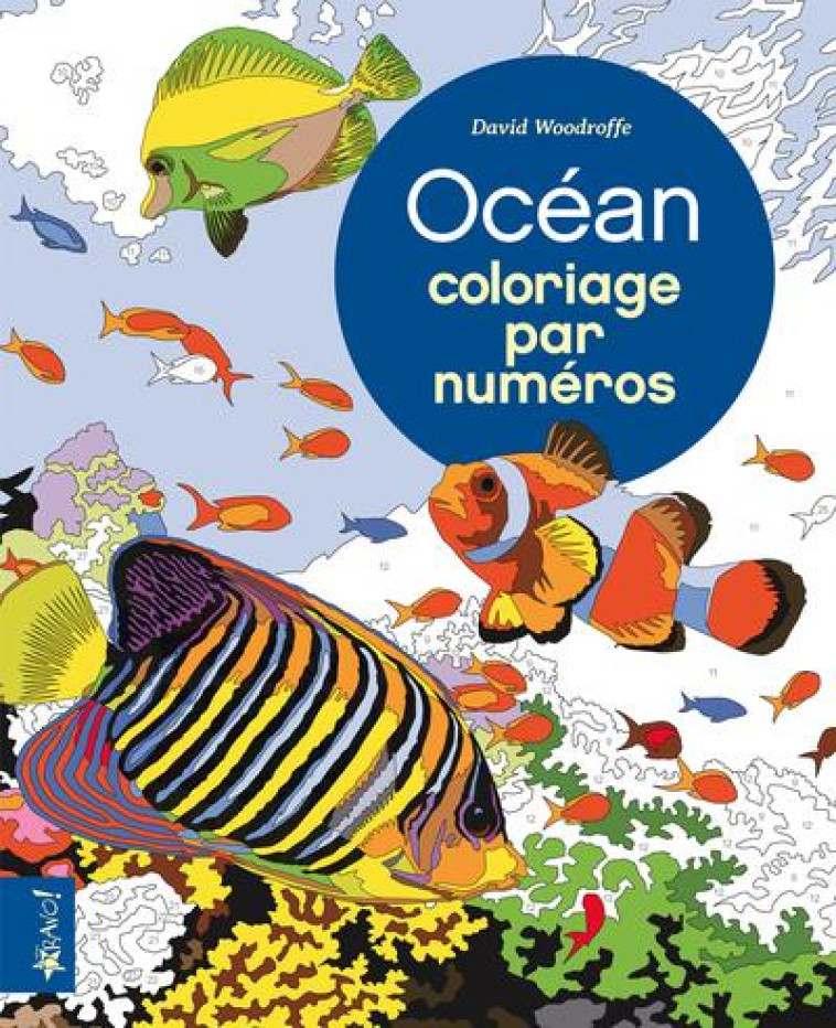 COLORIAGE PAR NUMEROS - OCEAN - WOODROFFE DAVID - BRAVO