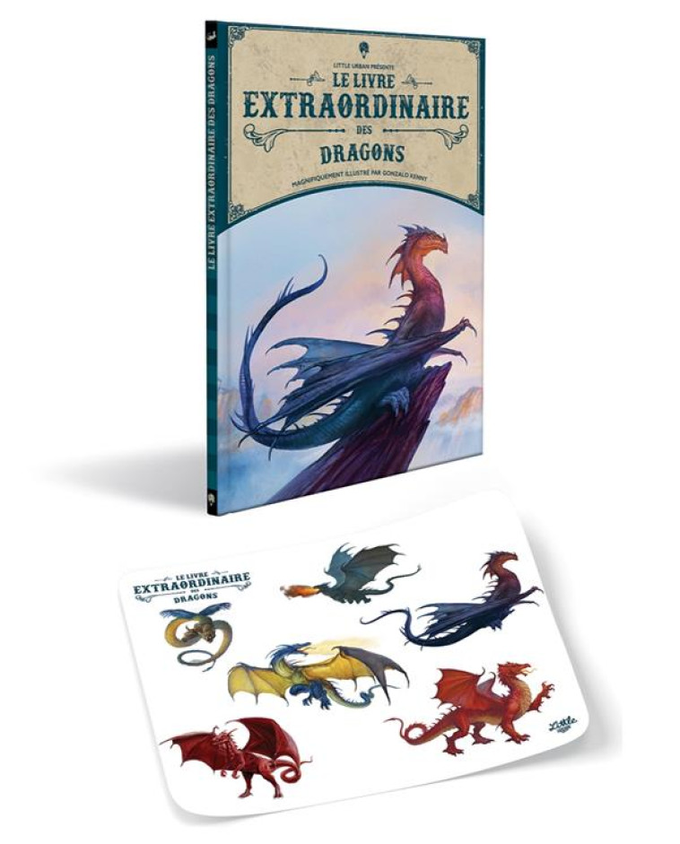 LE LIVRE EXTRAORDINAIRE DES DRAGONS / NOUVELLE EDITION (+ STICKERS) - CALDWELL STELLA - LITTLE URBAN