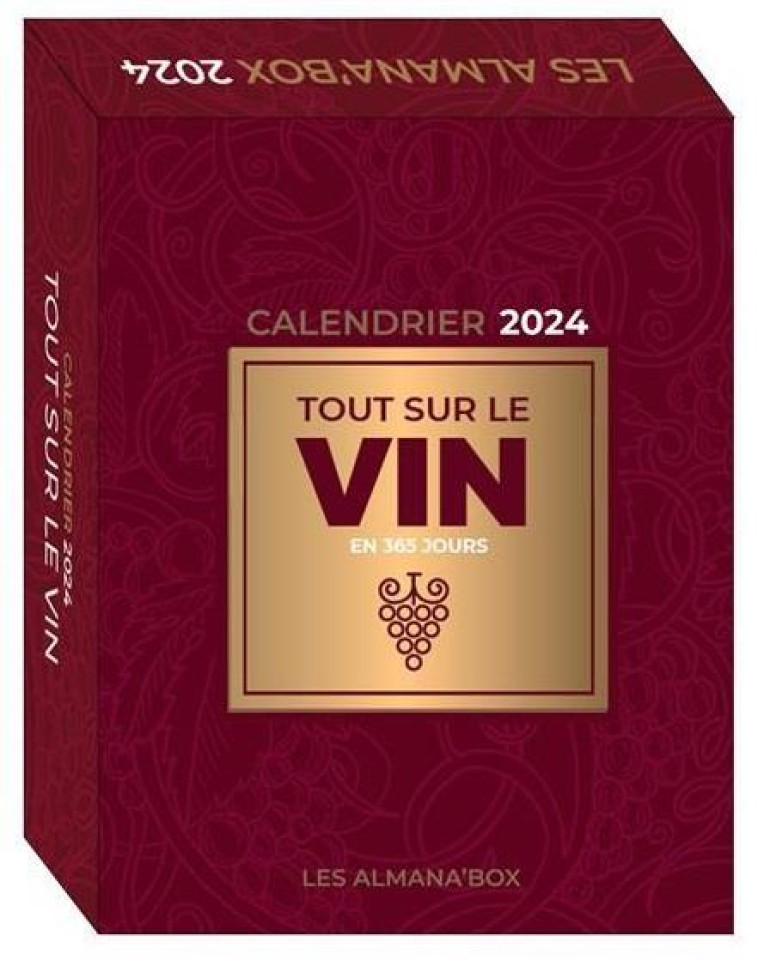 ALMANA BOX TOUT SUR LE VIN EN 365 JOURS 2024 - ESQUERRE MARC - 365 PARIS