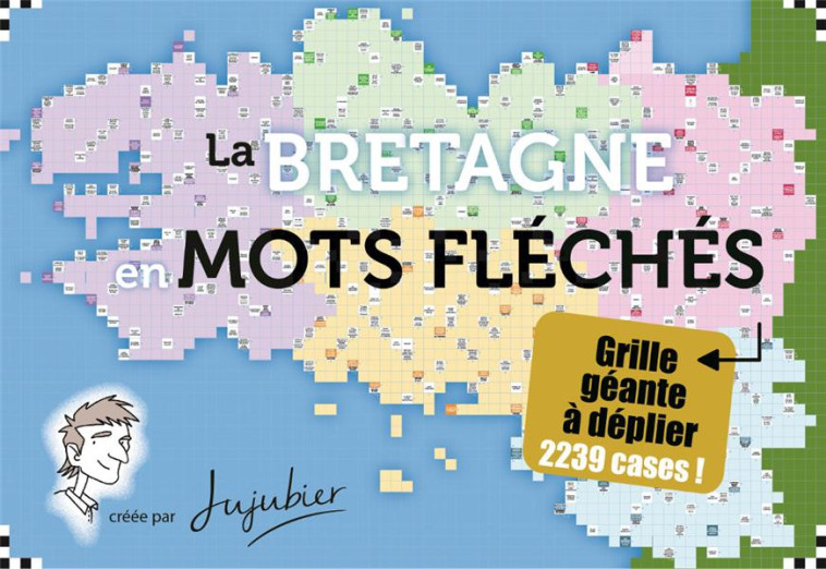 LA BRETAGNE EN MOTS-FLECHES - JUJUBIER - MOTS JUJUBIER