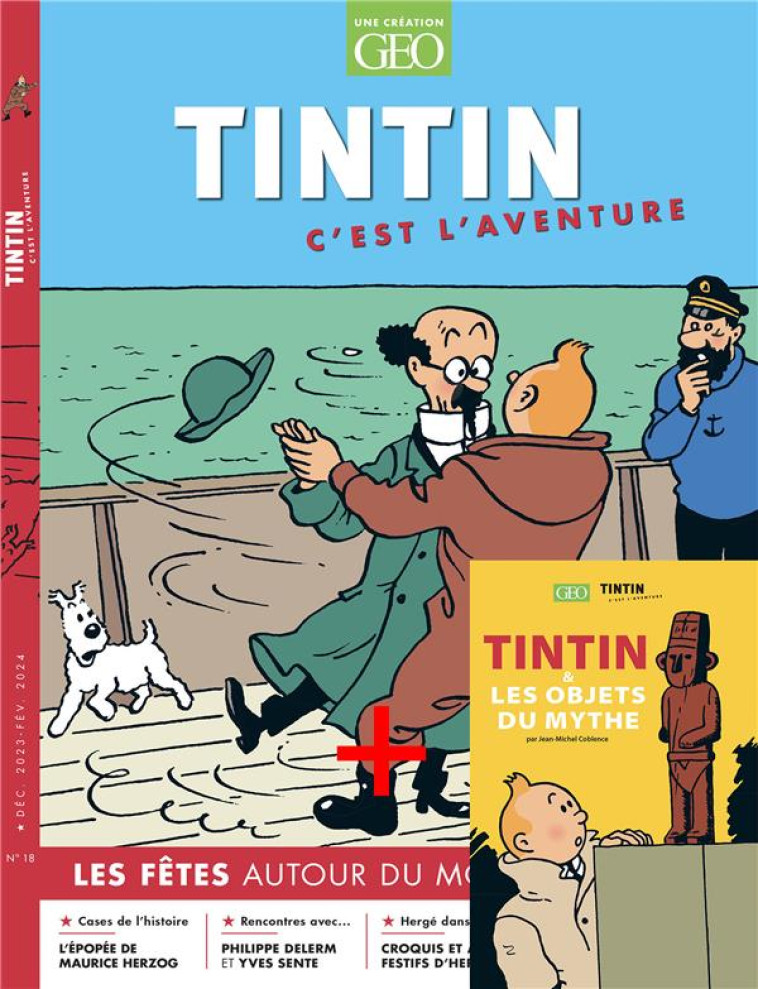 TINTIN C-EST L-AVENTURE N 18 - LA FETE - COLLECTIF - FEMME ACTUELLE