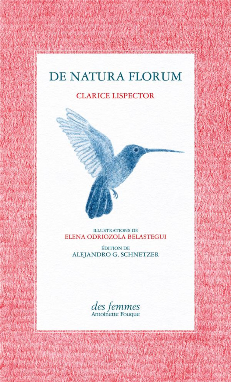 DE NATURA FLORUM - LISPECTOR - DES FEMMES