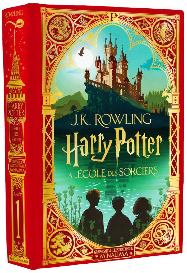 HARRY POTTER A L-ECOLE DES SORCIERS - ILLUSTRE PAR MINALIMA - ROWLING/MINALIMA - GALLIMARD