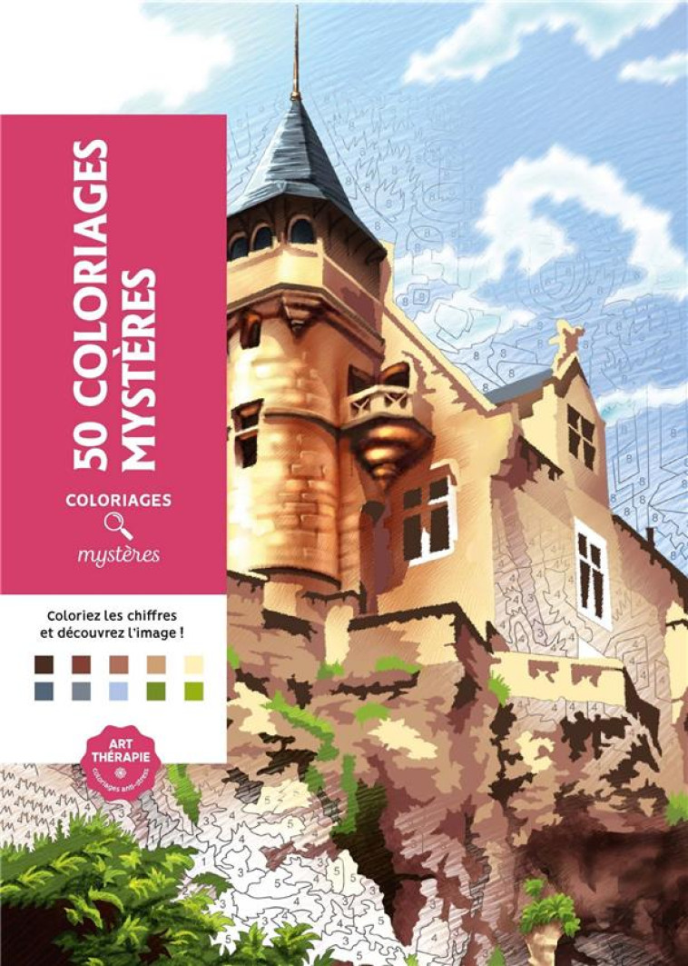 50 COLORIAGES MYSTERES - MARIEZ JEREMY - HACHETTE