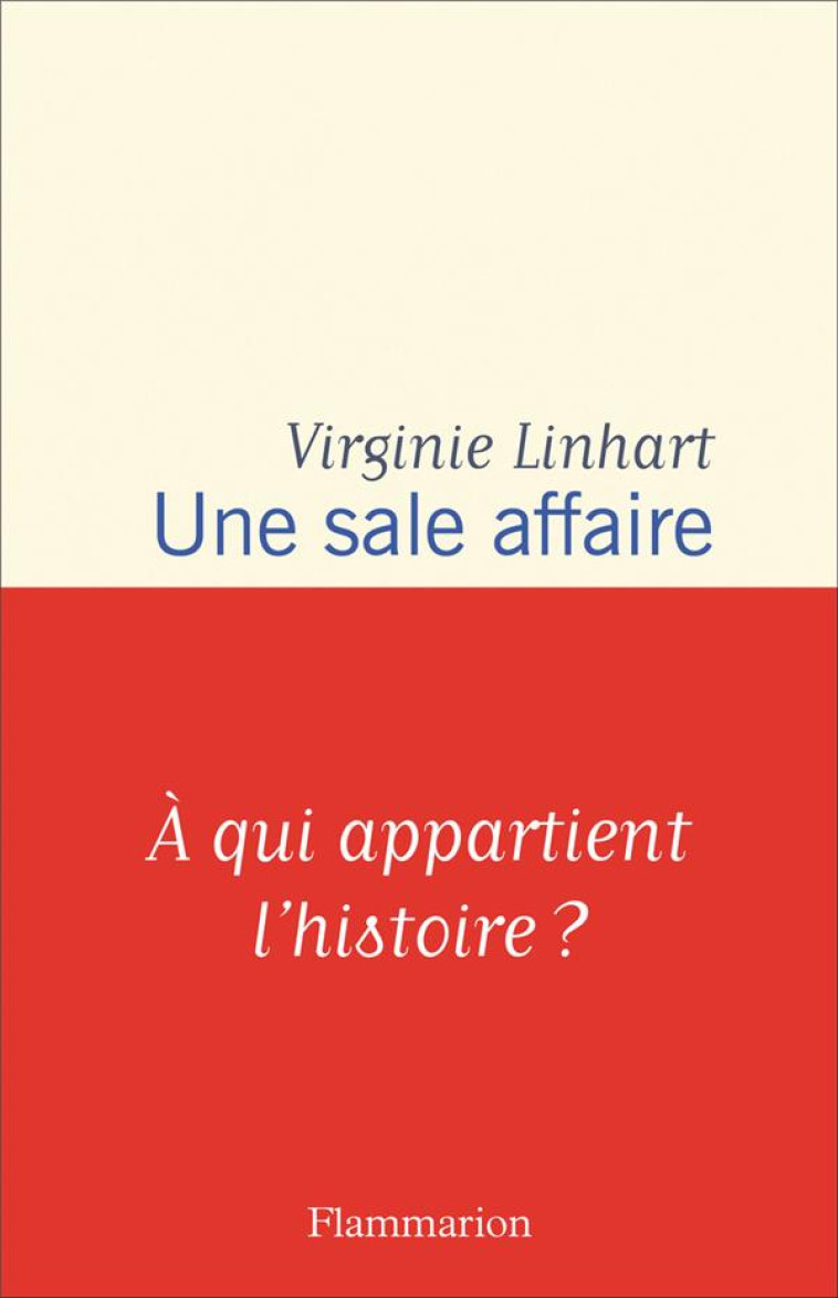 UNE SALE AFFAIRE - LINHART VIRGINIE - FLAMMARION