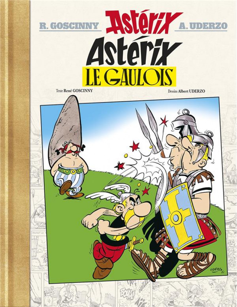 ASTERIX - ASTERIX LE GAULOIS N 1 - EDITION LUXE - EDITION 65 ANS - GOSCINNY/UDERZO - HACHETTE