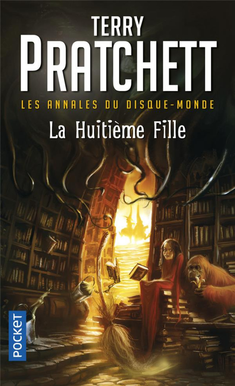 LES ANNALES DU DISQUE-MONDE T03 LA HUITIEME FILLE - PRATCHETT/SIMONETTI - POCKET