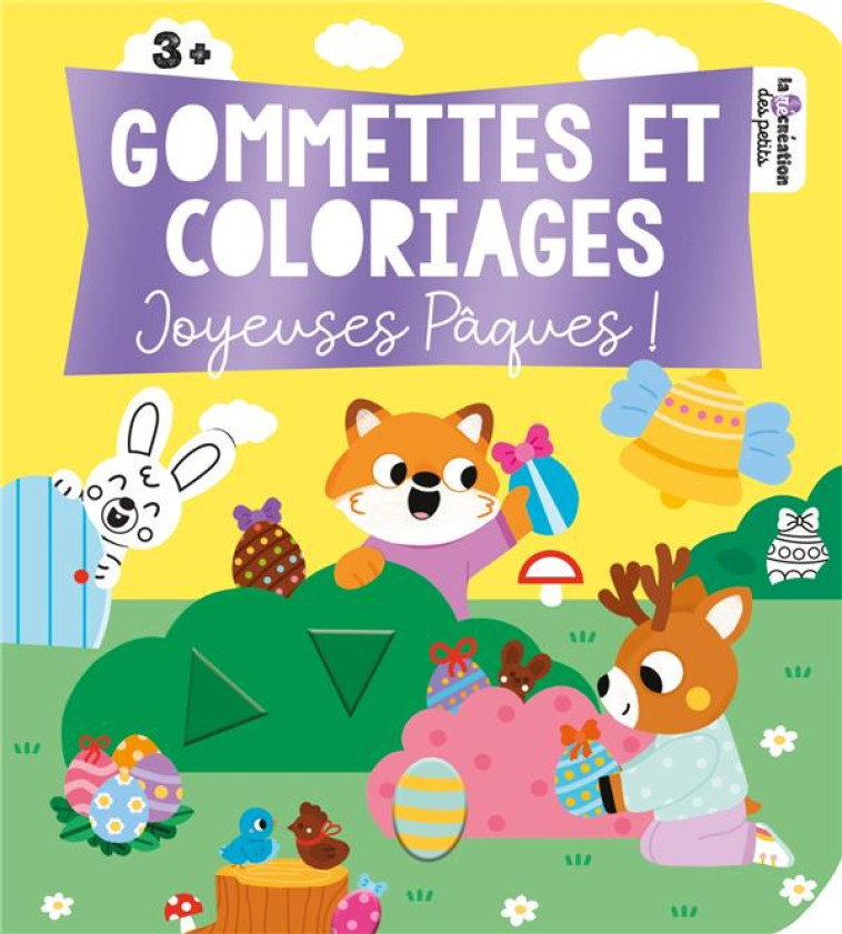 GOMMETTES ET COLORIAGES JOYEUSES PAQUES ! - VAUTIER VANESSA - HACHETTE