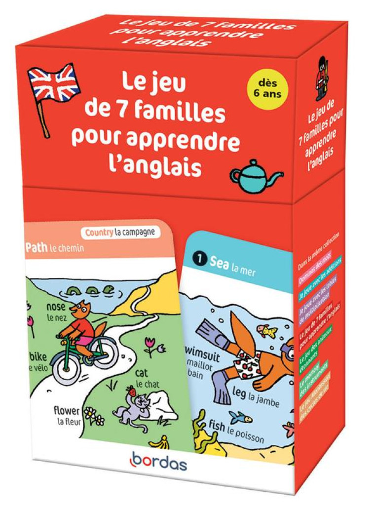 RECRE EN BOITE - LE JEU DES 7 FAMILLES POUR APPRENDRE L-ANGLAIS - COLLECTIF - NC