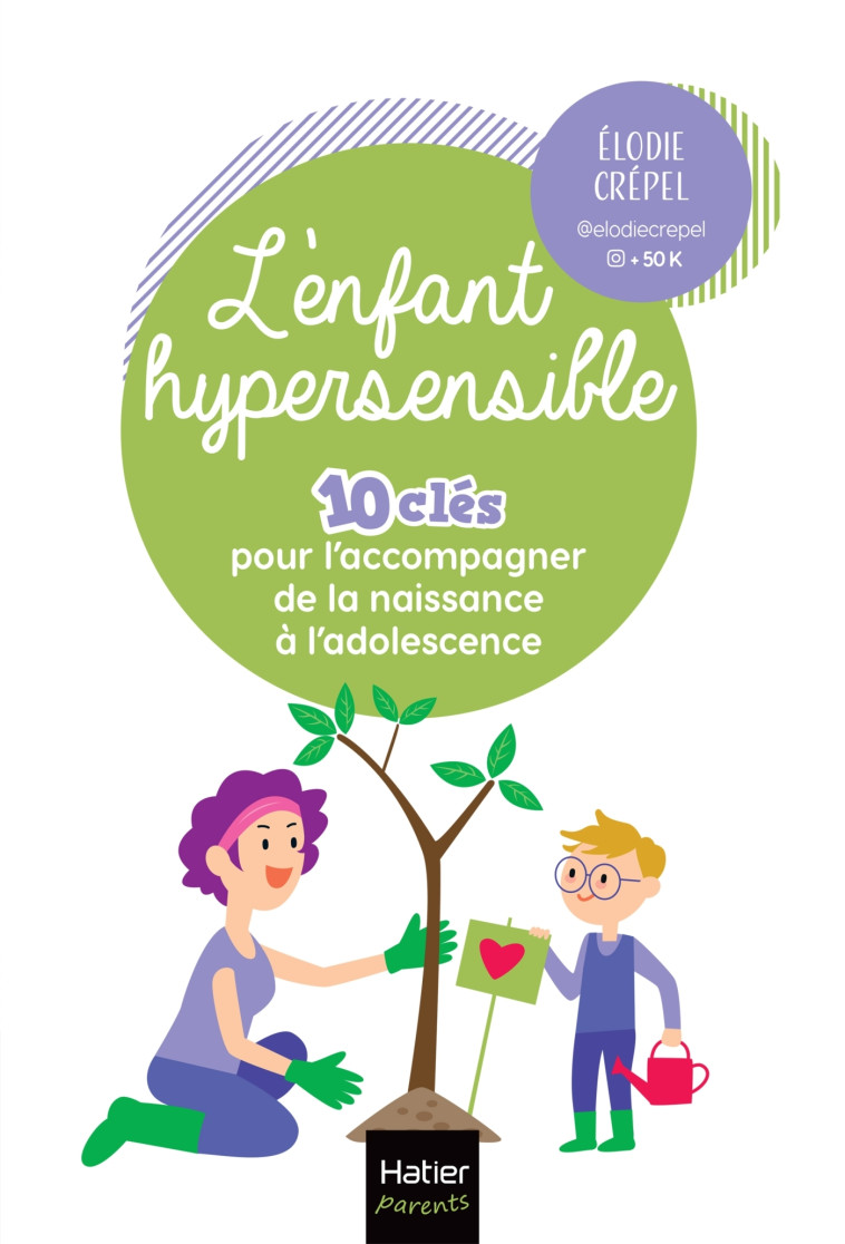 L'enfant hypersensible - 10 clés pour l'accompagner de la naissance à l'adolescence - Crépel Elodie - HATIER PARENTS