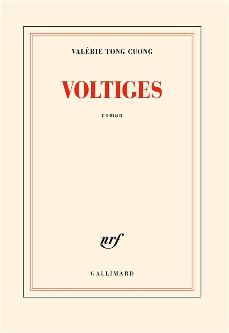 VOLTIGES (TP) - TONG CUONG VALERIE - GALLIMARD