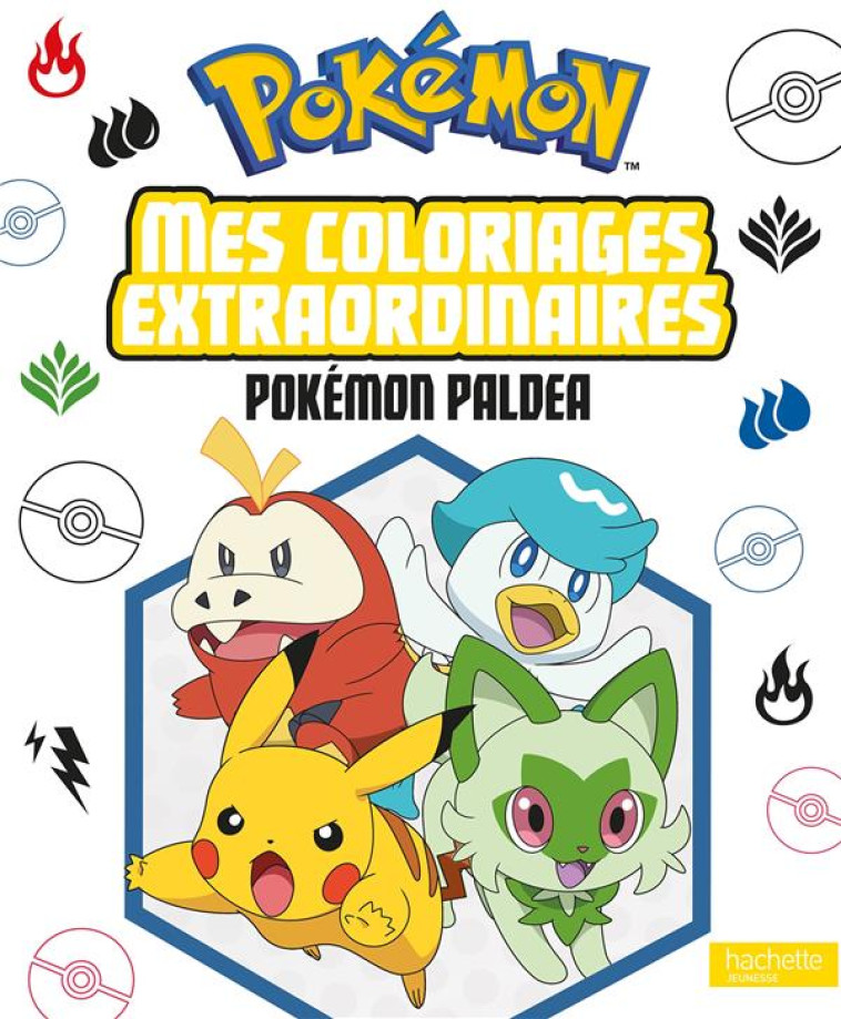 POKEMON - COLORIAGES EXTRAORDINAIRES PALDEA - THE POKEMON COMPANY - HACHETTE