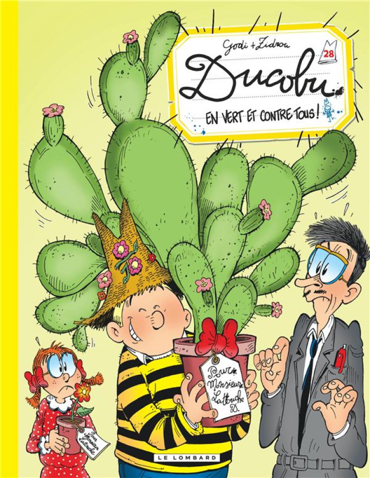 DUCOBU  - TOME 28 - EN VERT ET CONTRE TOUS ! - ZIDROU/GODI - LOMBARD