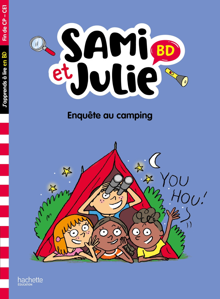 SAMI ET JULIE BD FIN DE CP- CE1 - ENQUETE AU CAMPING - Thérèse Bonté, Emmanuelle Massonaud - HACHETTE EDUC