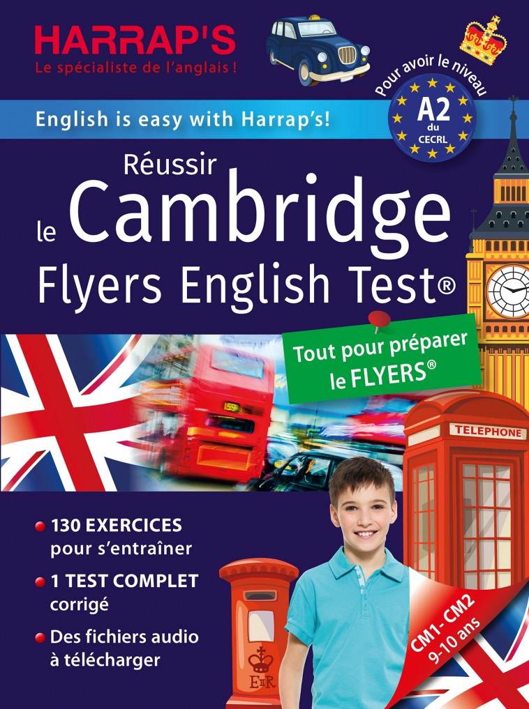 Réussir The CAMBRIDGE FLYERS English Test - Niveau A2 -  Collectif - HARRAPS