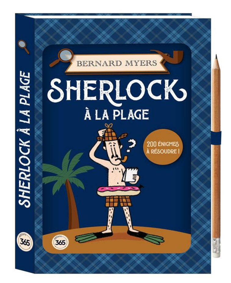 CAHIER DE JEU 1 - SHERLOCK A LA PLAGE - MYERS/MEKLEMBERG - 365 PARIS