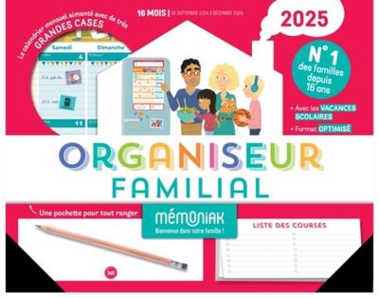 ORGANISEUR FAMILIAL MEMONIAK 2025 - NESK - NC