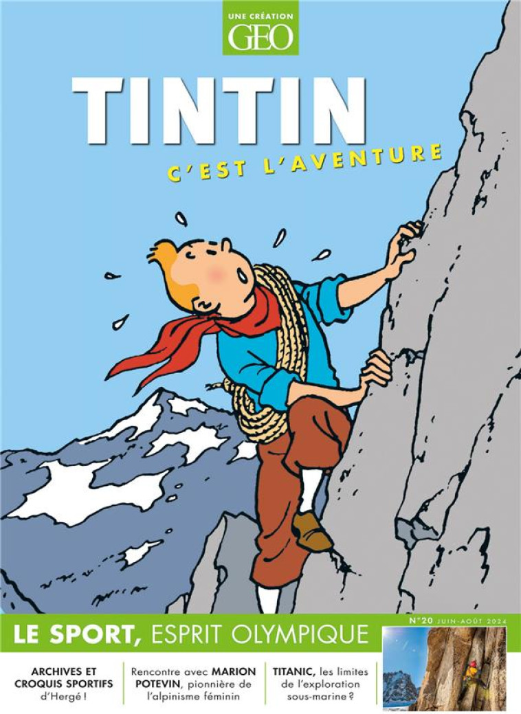 TINTIN C-EST L-AVENTURE N 20 - SPORT - COLLECTIF - FEMME ACTUELLE