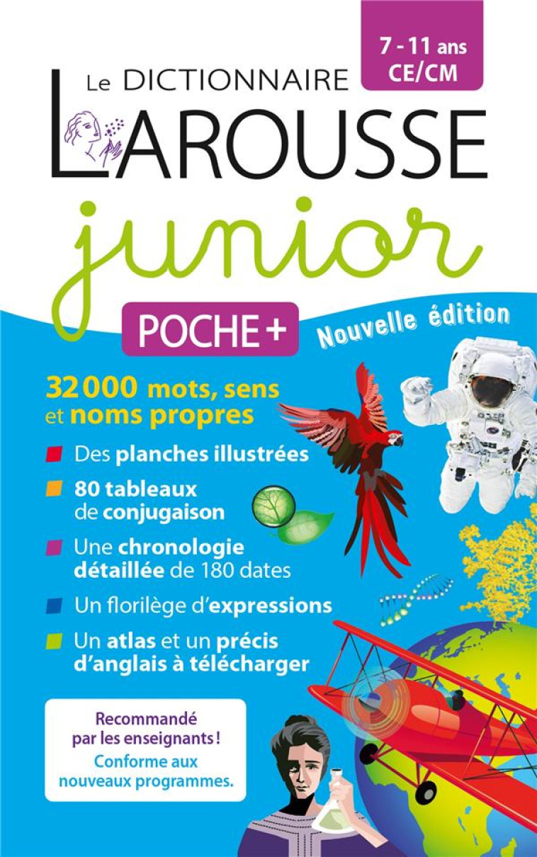 DICTIONNAIRE JUNIOR POCHE + - COLLECTIF - LAROUSSE