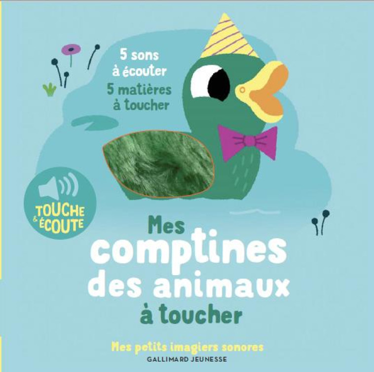 MES COMPTINES DES ANIMAUX A TOUCHER - BILLET MARION - GALLIMARD