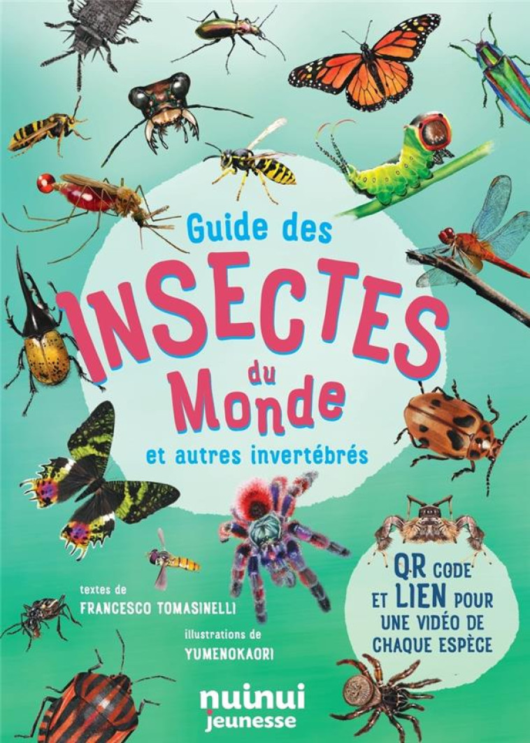 GUIDE DES INSECTES DU MONDE NE - TOMASINELLI - NUINUI JEUNESSE