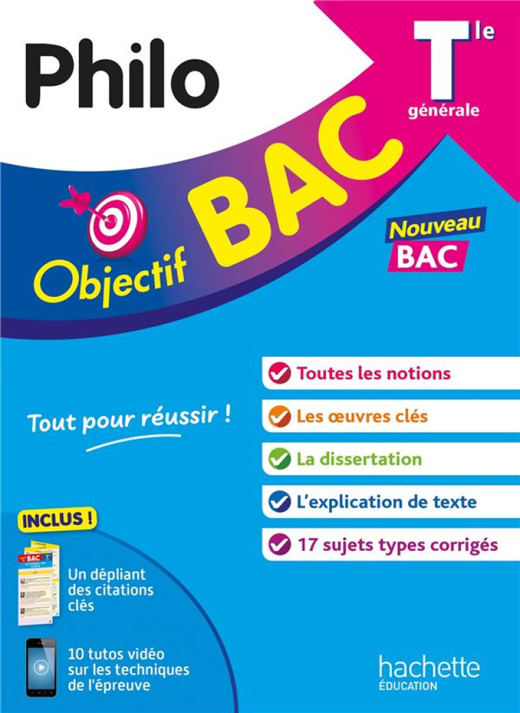 OBJECTIF BAC TLE SPECIALITE PHILOSOPHIE - CHAMAMA/CAMPOS - HACHETTE