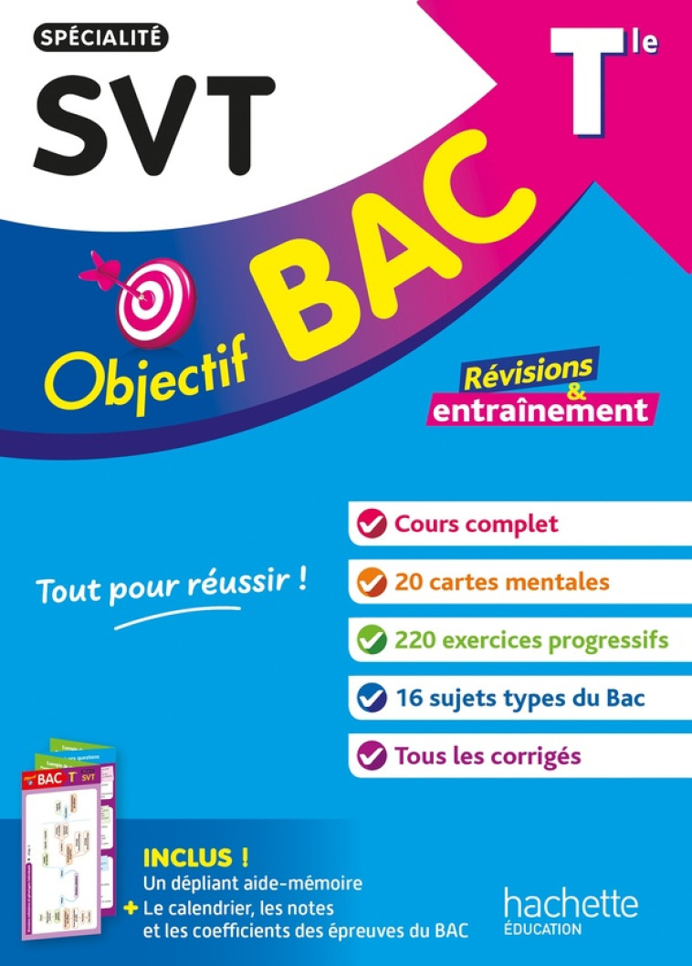 OBJECTIF BAC TLE SPECIALITE SVT - CORBIN/CAUCHOIS - HACHETTE