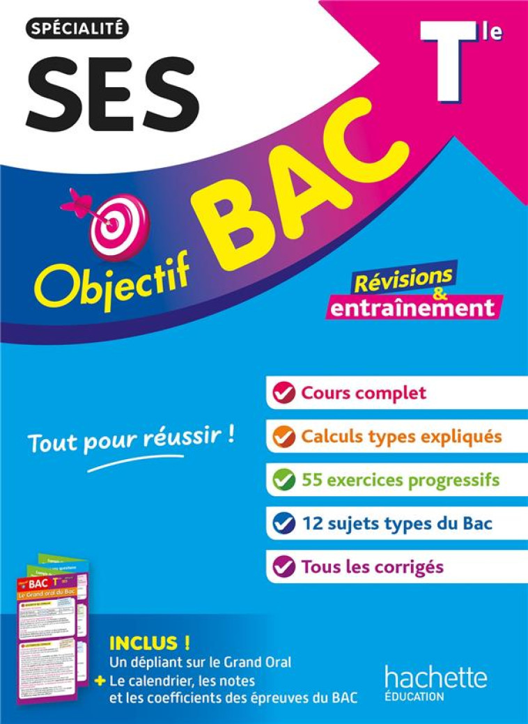 OBJECTIF BAC TLE SPECIALITE SES - NAVARRO MARION - HACHETTE