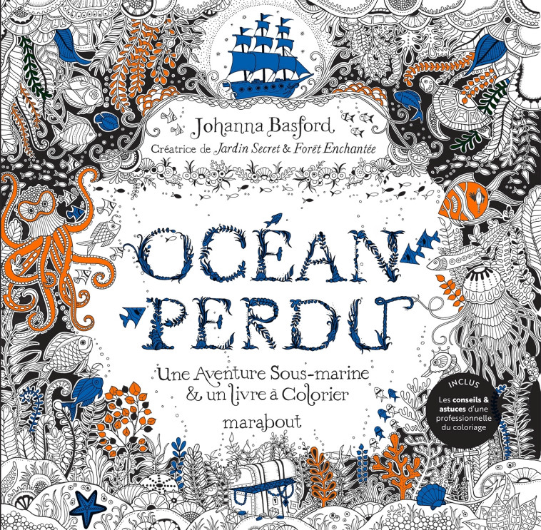 OCEAN PERDU - Johanna Basford - MARABOUT