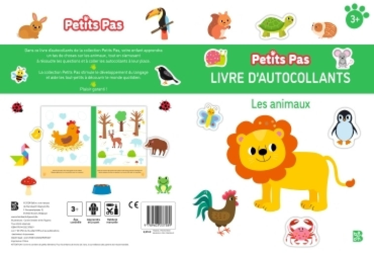 Petits Pas autocollants: Les animaux - XXX - BALLON