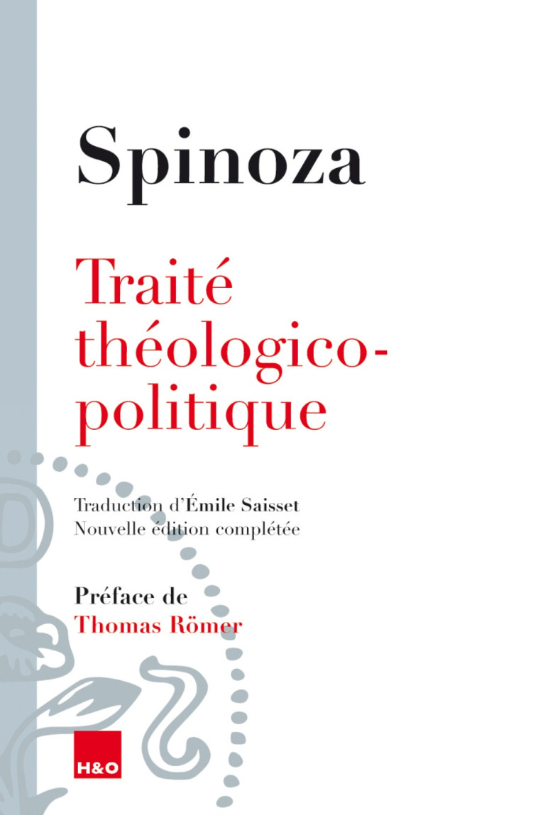 Traité théologico-politique - Spinoza Baruch, Saisset Émile - H&O