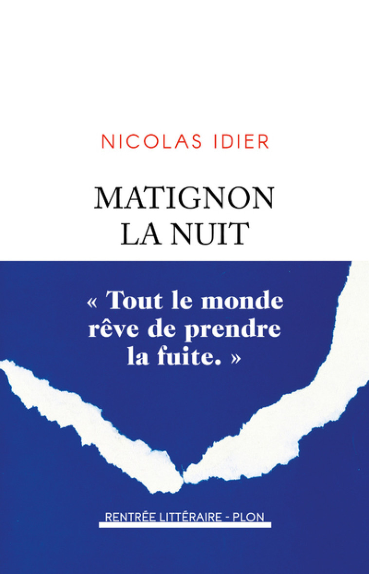 Matignon la nuit - Idier Nicolas - PLON