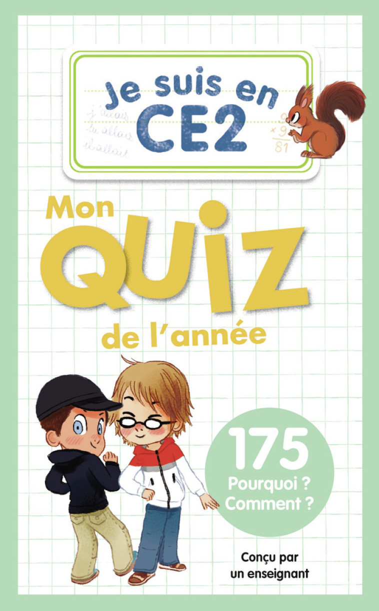 Je suis en CE2 - Mon quiz de l'année - Bensimhon Daniel, Ristord Emmanuel - PERE CASTOR