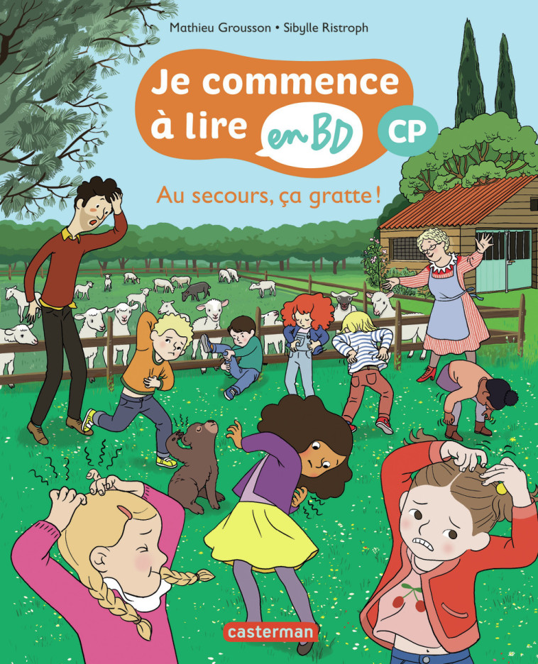 Je commence à lire en BD - CP- Au secours ça gratte - Mathieu Grousson - CASTERMAN