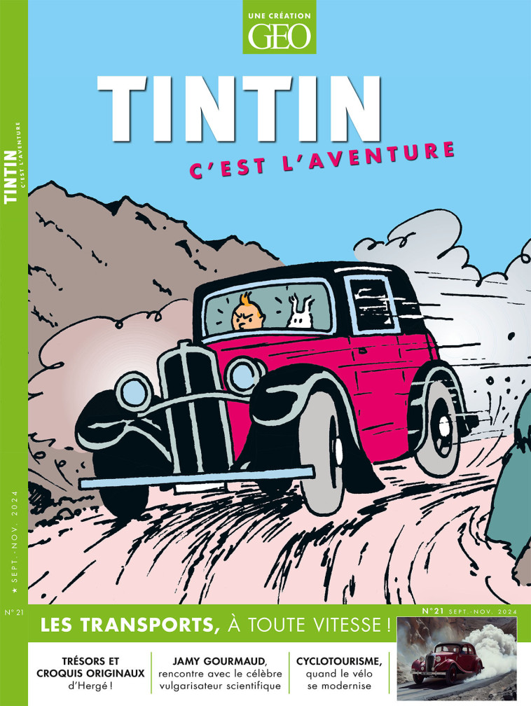 TINTIN 21 LES TRANSPORTS -  Collectif - GEO MOULINSART