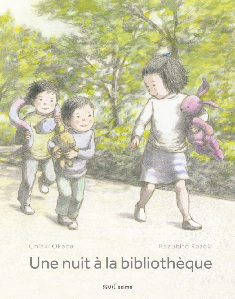 UNE NUIT A LA BIBLIOTHEQUE - KAZEKI/OKADA - SEUIL JEUNESSE