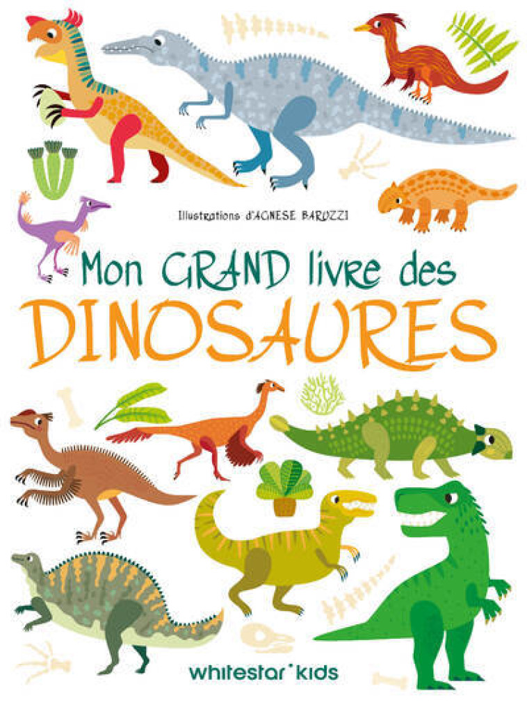 Mon grand livre des dinosaures - Baruzzi Agnese - WHITE STAR KIDS