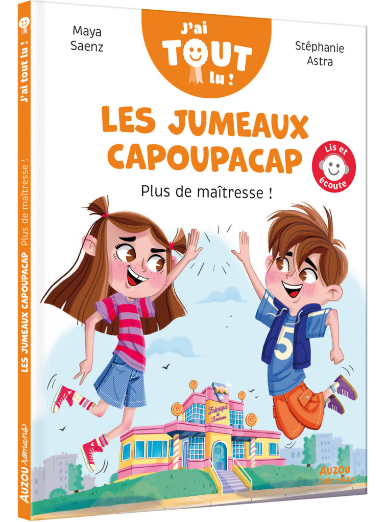 LES JUMEAUX CAPOUPACAP   - PLUS DE MAÎTRESSE ! - SAENZ-ARNAUD Maya, Alastra Stéphanie - AUZOU