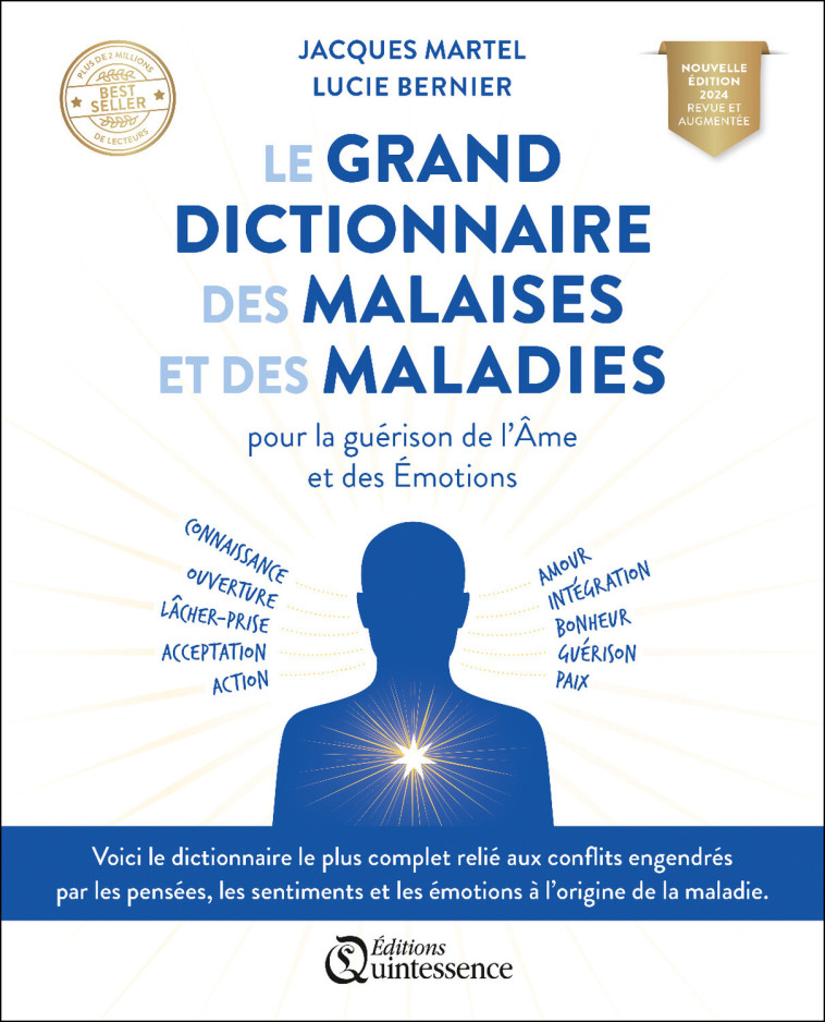 Le grand dictionnaire des malaises et des maladies - Pour la guérison de l’Âme et des Émotions - Martel Jacques, Bernier Lucie - QUINTESSENCE