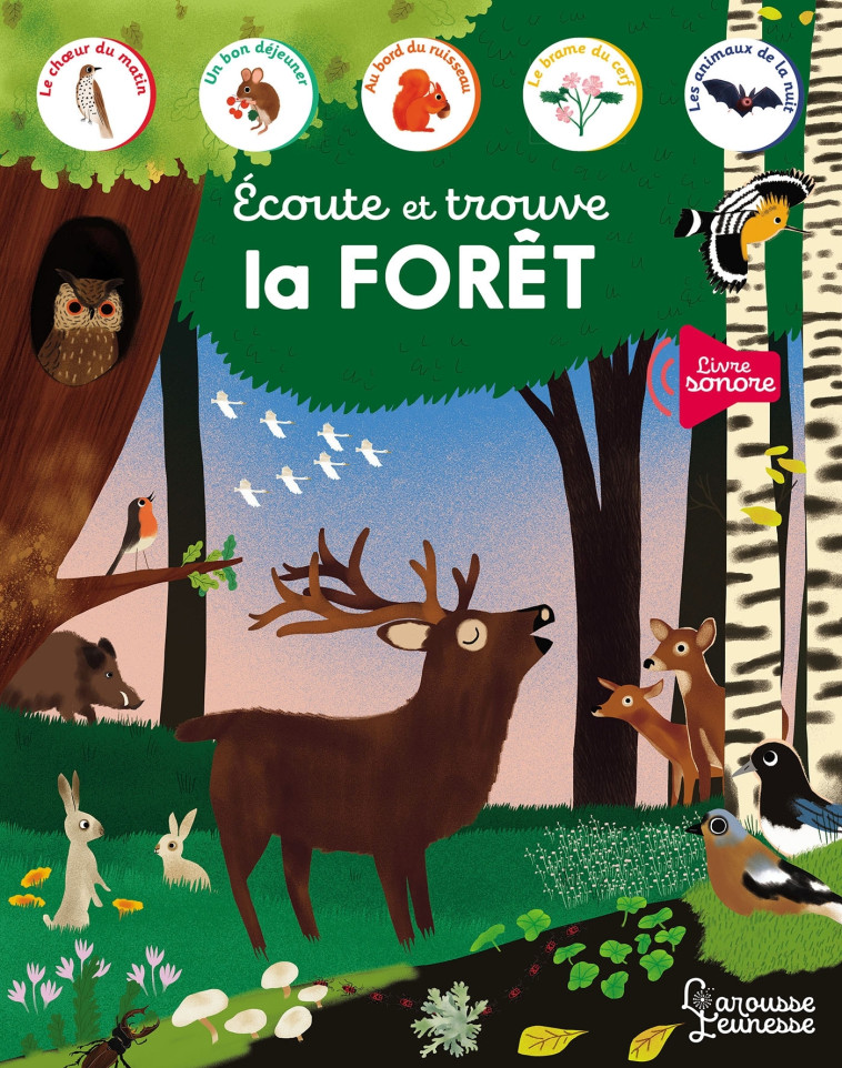 Ecoute et trouve - La forêt - Paruit Marie - LAROUSSE