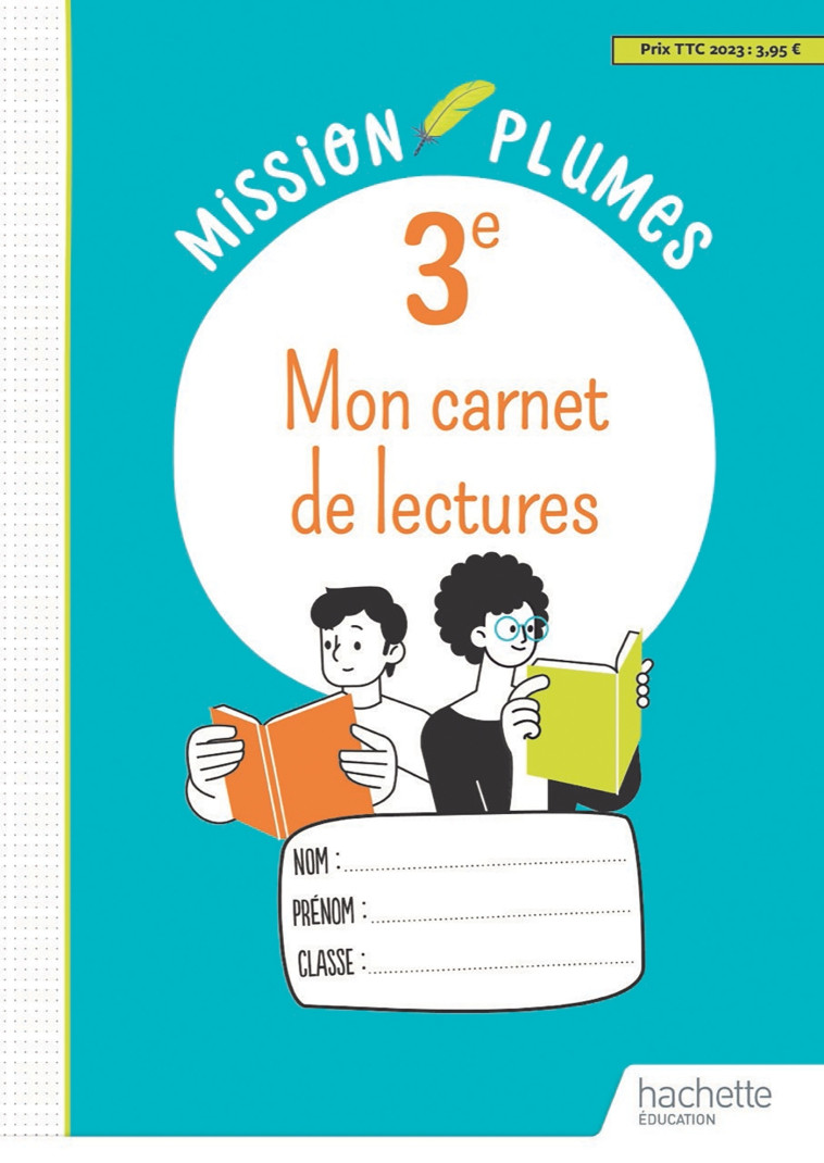 Mon Carnet de lectures 3e - Cahier élève - Ed. 2023 - Céline Walkowiak, Isabelle Harbonnier-Valdher - HACHETTE EDUC