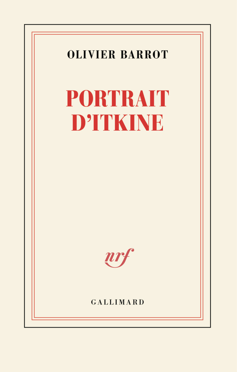 Portrait d'Itkine - Olivier Barrot - GALLIMARD