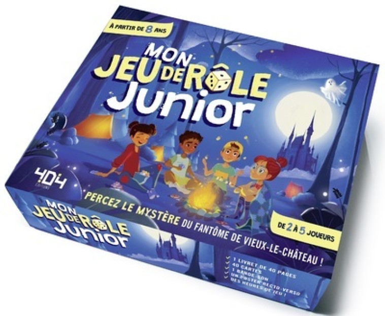 Mon jeu de rôle junior - Jeu de rôle enfant de 2 à 5 joueurs - De 8 à 12 ans - François Lévin, Lucie Dessertine - 404 EDITIONS