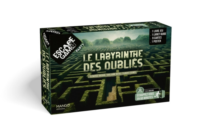 Escape game party - Le labyrinthe des oubliés - Clémence Gueidan, Guillaume Natas, Florent Steiner - MANGO