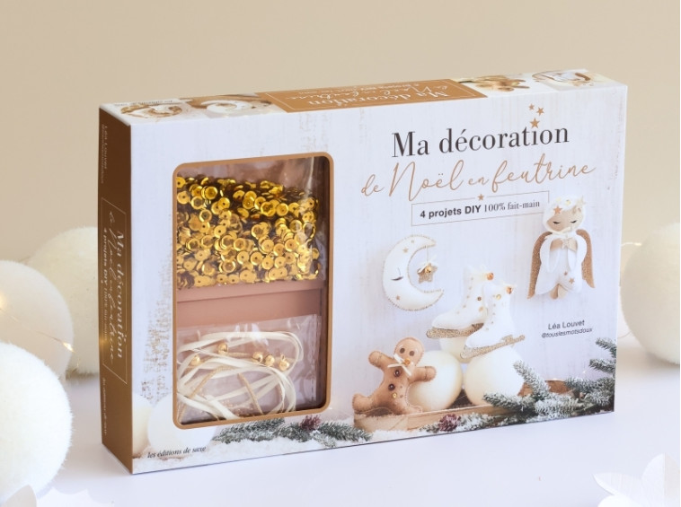 Coffret Ma décoration de Noël en feutrine - Léa Louvet - DE SAXE