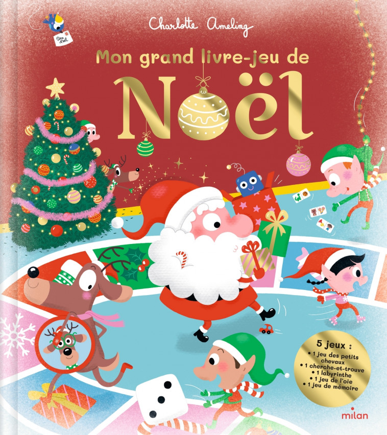 Mon grand livre-jeu de Noël - Charlotte Ameling - MILAN