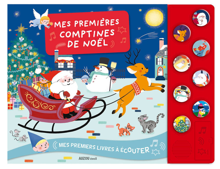 MES PREMIERS LIVRES À ÉCOUTER - MES PREMIÈRES COMPTINES DE NOEL - Raphaëlle Michaud - AUZOU