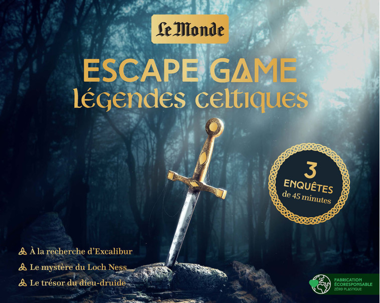 ESCAPE GAME - AU COEUR DES LEGENDES CELTIQUES -  Collectif - EDITIONS PRISMA